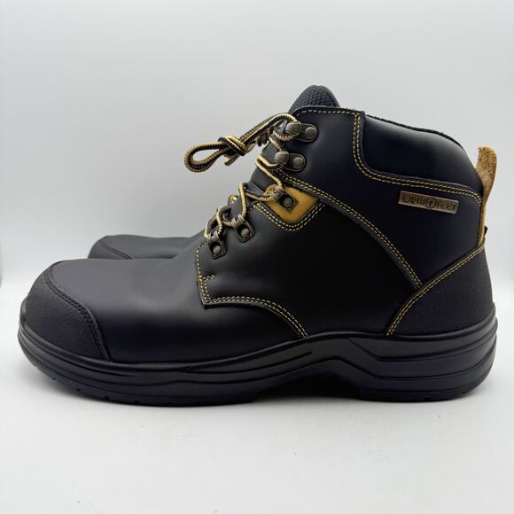 Orthofeet Mens Granite Boots US 13 M EU 46 Black Waterproof Slip Resistant EUC - Picture 8 of 14